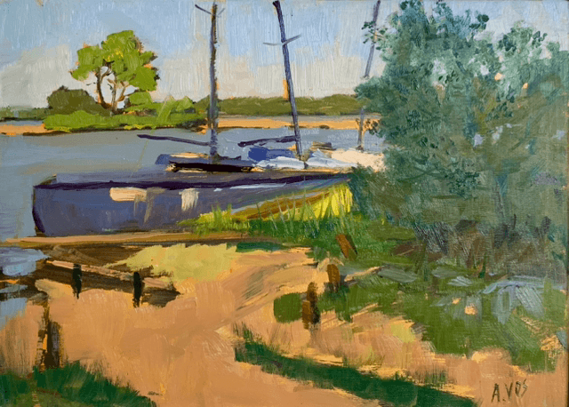 Baie de Ispes - lac de Biscarrosse