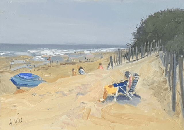 Discussion à la plage