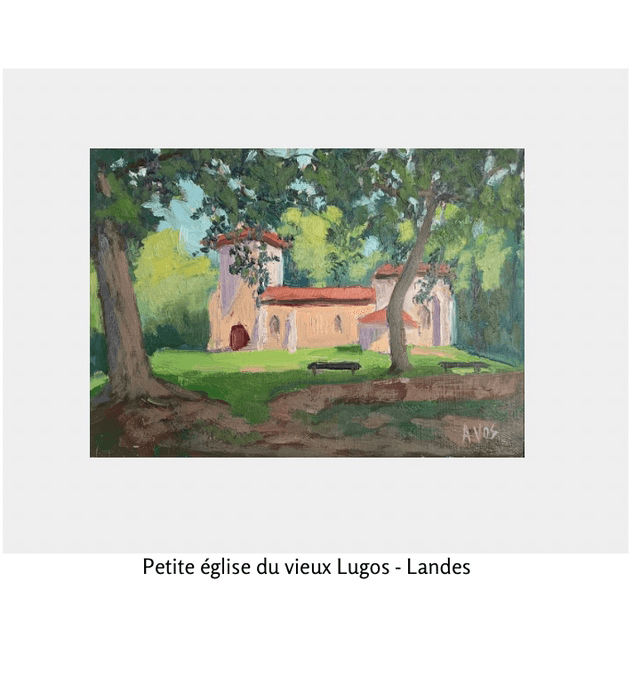 Petite église du vieux Lugos - Landes