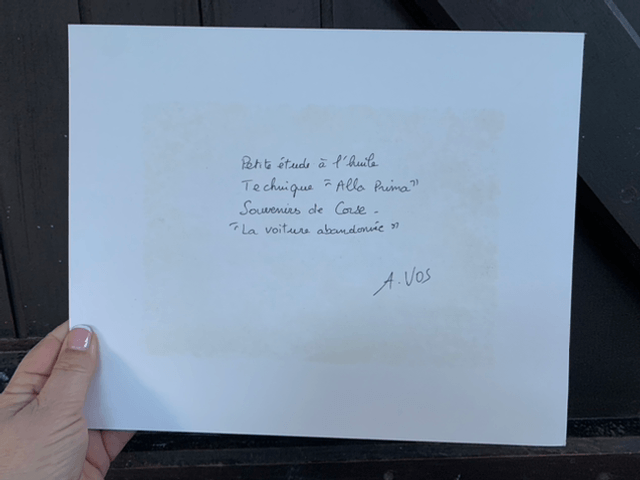 La voiture abandonnée - Corse