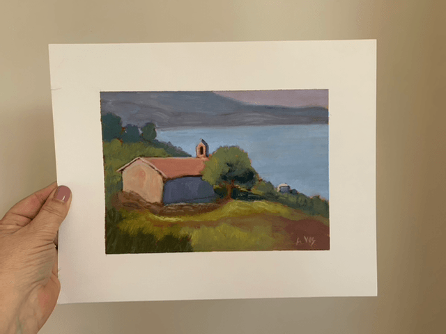 Souvenir de Corse - sur les hauteurs de Canari