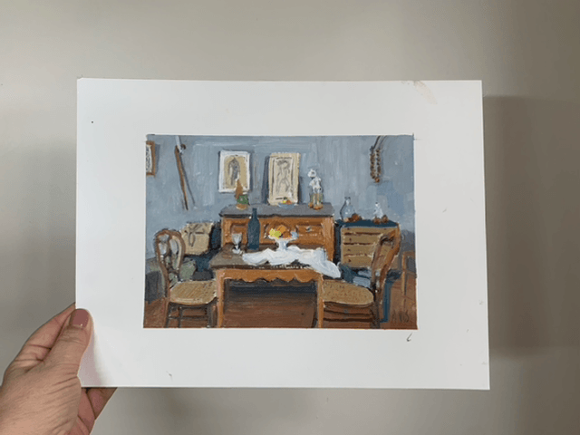Dans l’atelier de Cézanne