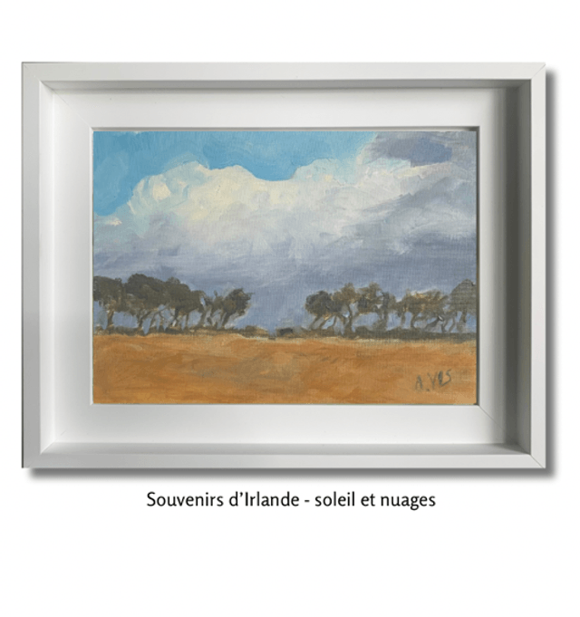 Nuages et ciel bleu - Souvenirs d’Irlande