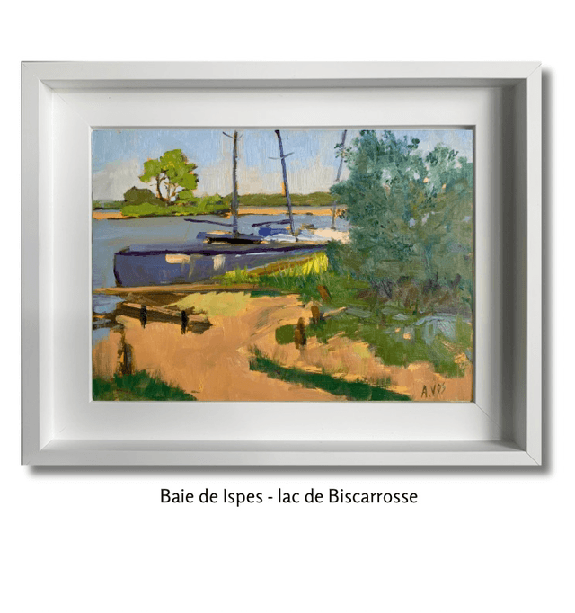 Baie de Ispes - lac de Biscarrosse