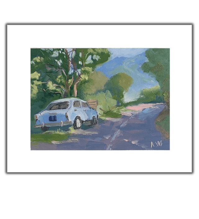 La voiture abandonnée - Corse