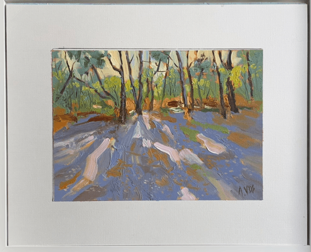 Lumières dans les arbres