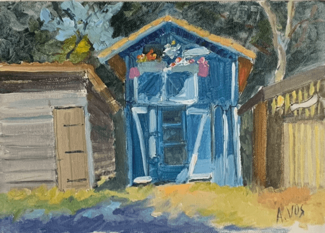 Cabane du petit port ostréicole de Biganos