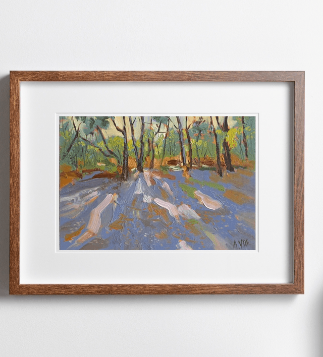 Lumières dans les arbres