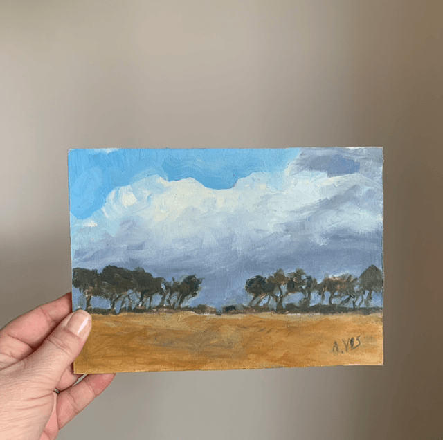 Nuages et ciel bleu - Souvenirs d’Irlande
