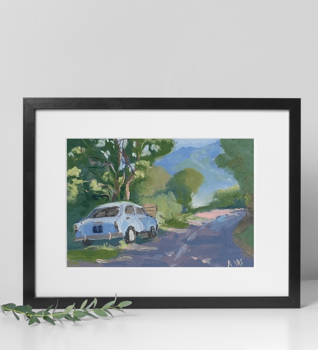 La voiture abandonnée - Corse