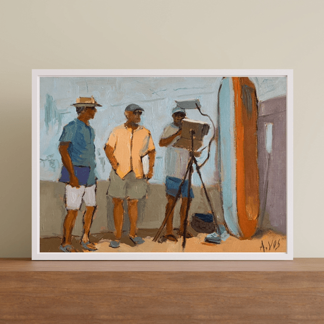 Session de peinture avec Les Croqueurs du Bassin