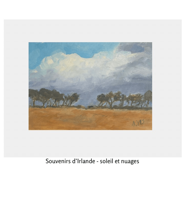 Nuages et ciel bleu - Souvenirs d’Irlande