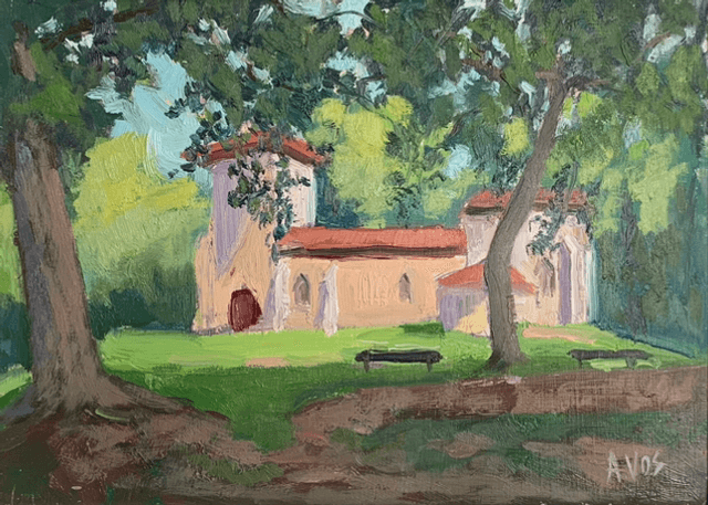 Petite église du vieux Lugos - Landes