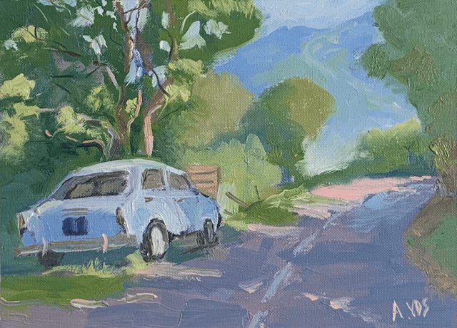 La voiture abandonnée - Corse
