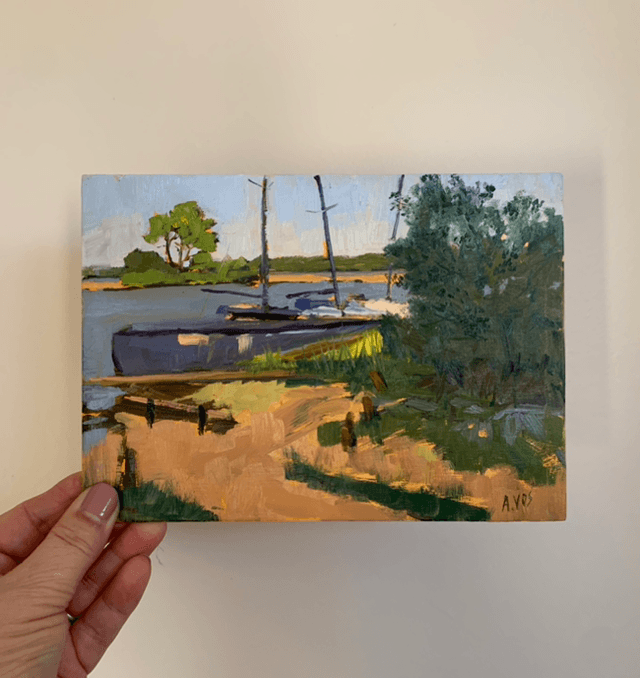 Baie de Ispes - lac de Biscarrosse