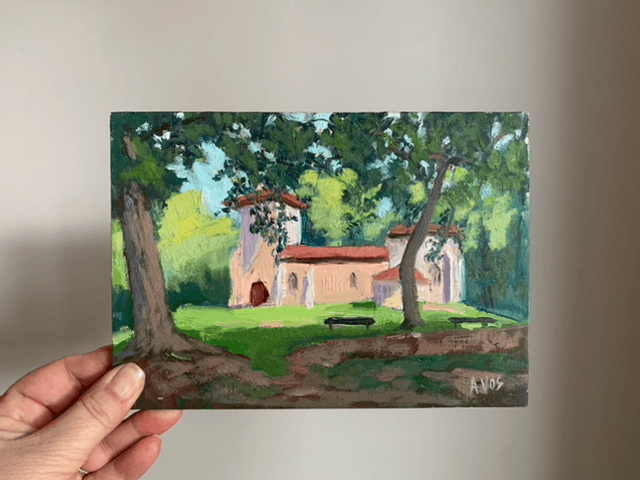 Petite église du vieux Lugos - Landes