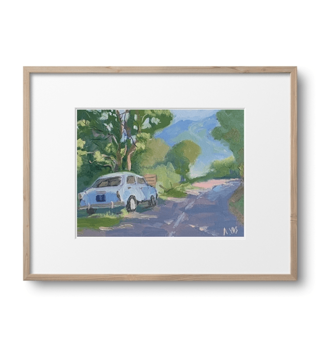 La voiture abandonnée - Corse