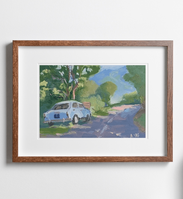 La voiture abandonnée - Corse