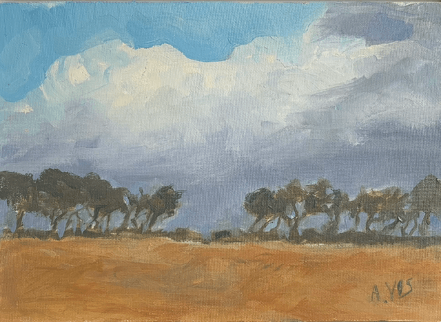 Nuages et ciel bleu - Souvenirs d’Irlande