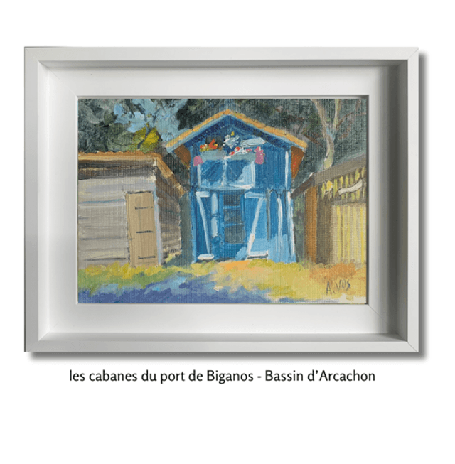 Cabane du petit port ostréicole de Biganos